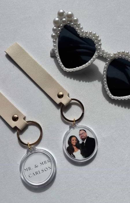 Custom photo keychains from a keychain photo booth
