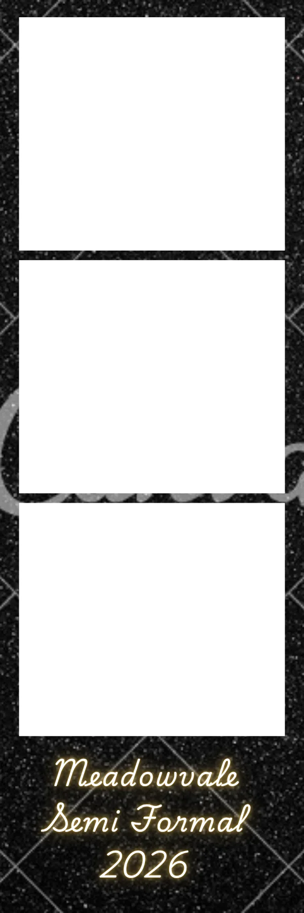 Photo booth print template 30 — custom 2x6 photo strip design