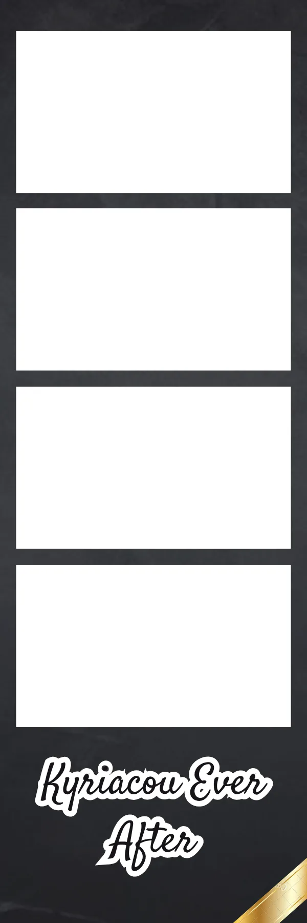 Photo booth print template 50 — custom 2x6 photo strip design