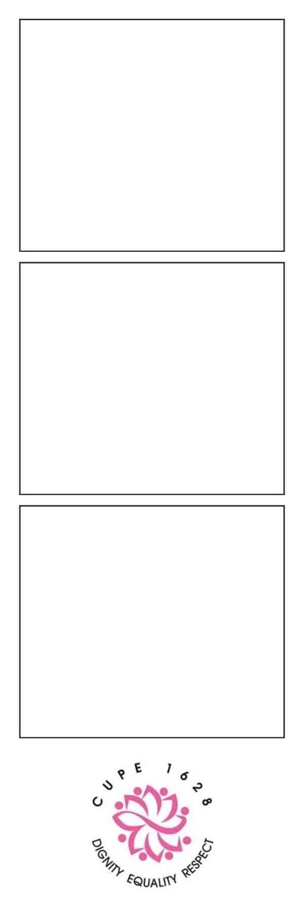 Photo booth print template 56 — custom 2x6 photo strip design