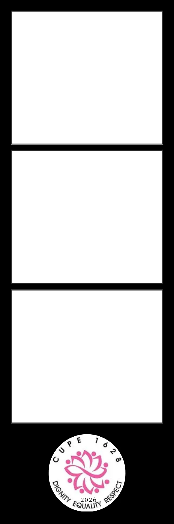 Photo booth print template 57 — custom 2x6 photo strip design
