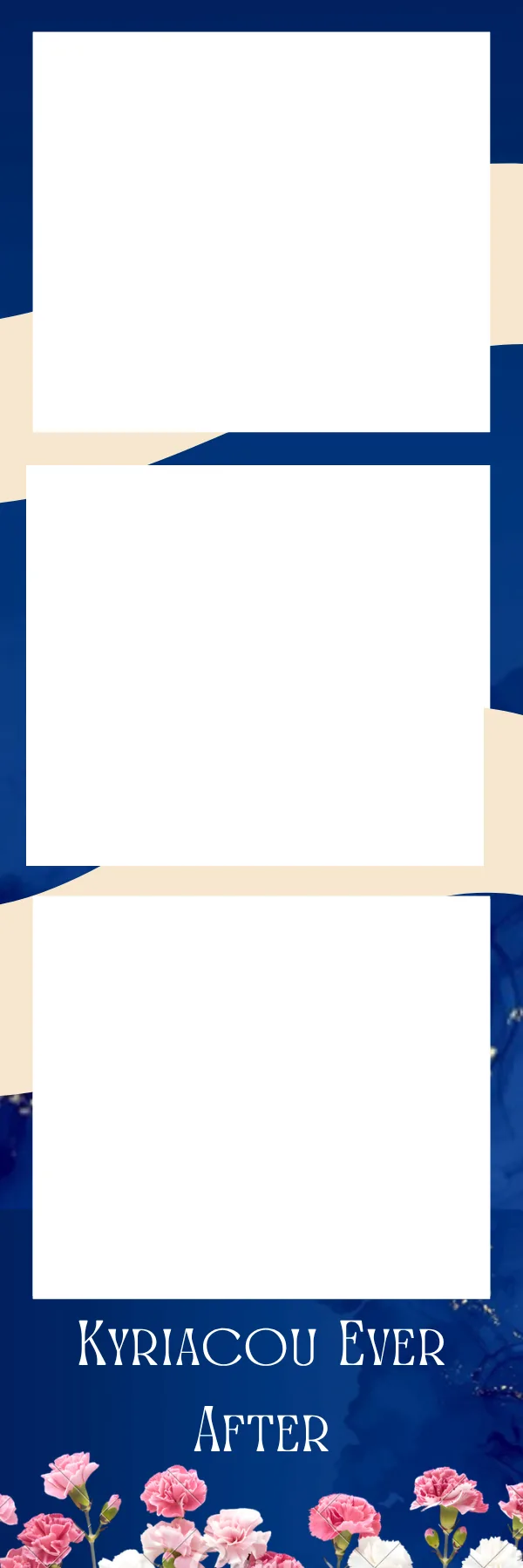 Photo booth print template 89 — custom 2x6 photo strip design
