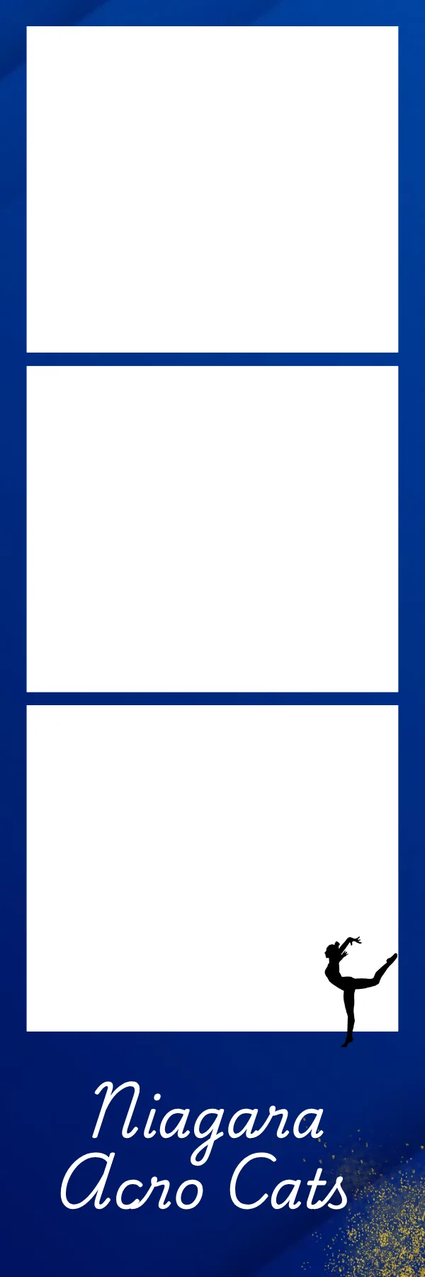 Photo booth print template 94 — custom 2x6 photo strip design