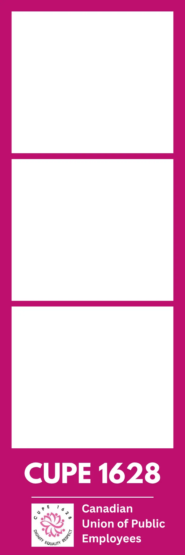 Photo booth print template 105 — custom 2x6 photo strip design