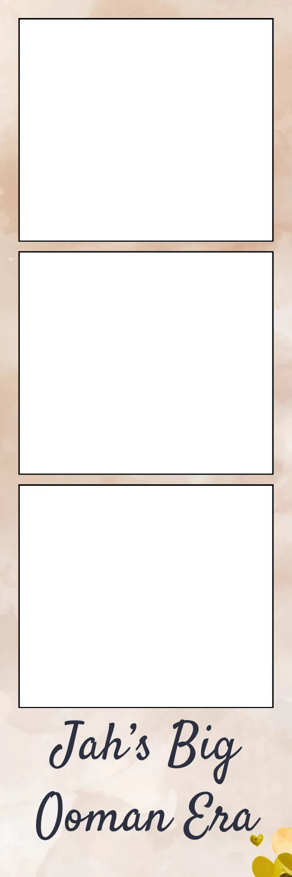 Photo booth print template 117 — custom 2x6 photo strip design