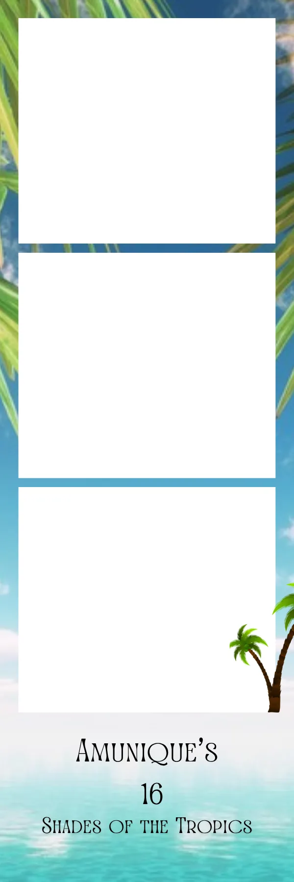 Photo booth print template 143 — custom 2x6 photo strip design