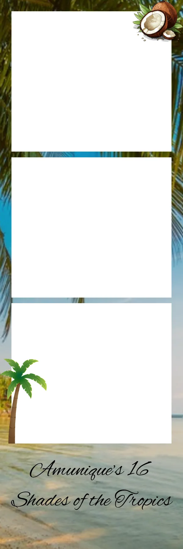 Photo booth print template 147 — custom 2x6 photo strip design