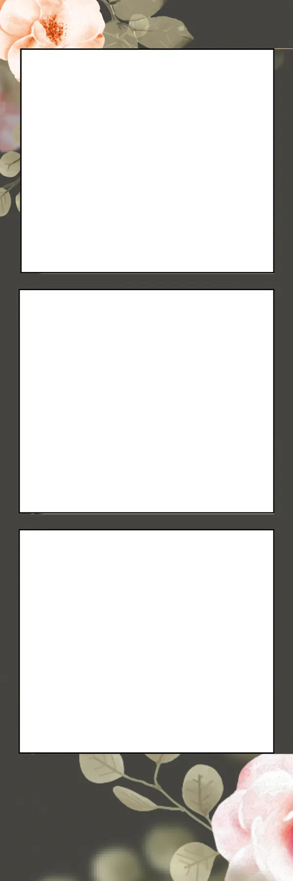 Photo booth print template 174 — custom 2x6 photo strip design