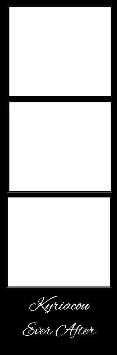Photo booth print template 184 — custom 2x6 photo strip design
