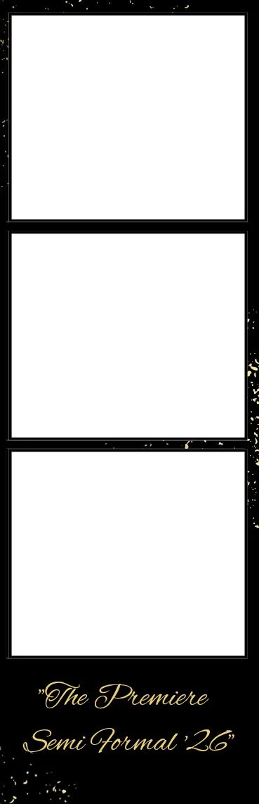 Photo booth print template 188 — custom 2x6 photo strip design