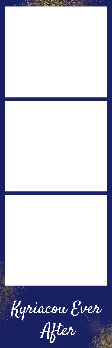 Photo booth print template 195 — custom 2x6 photo strip design