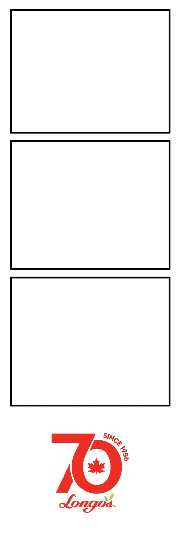 Photo booth print template 200 — custom 2x6 photo strip design