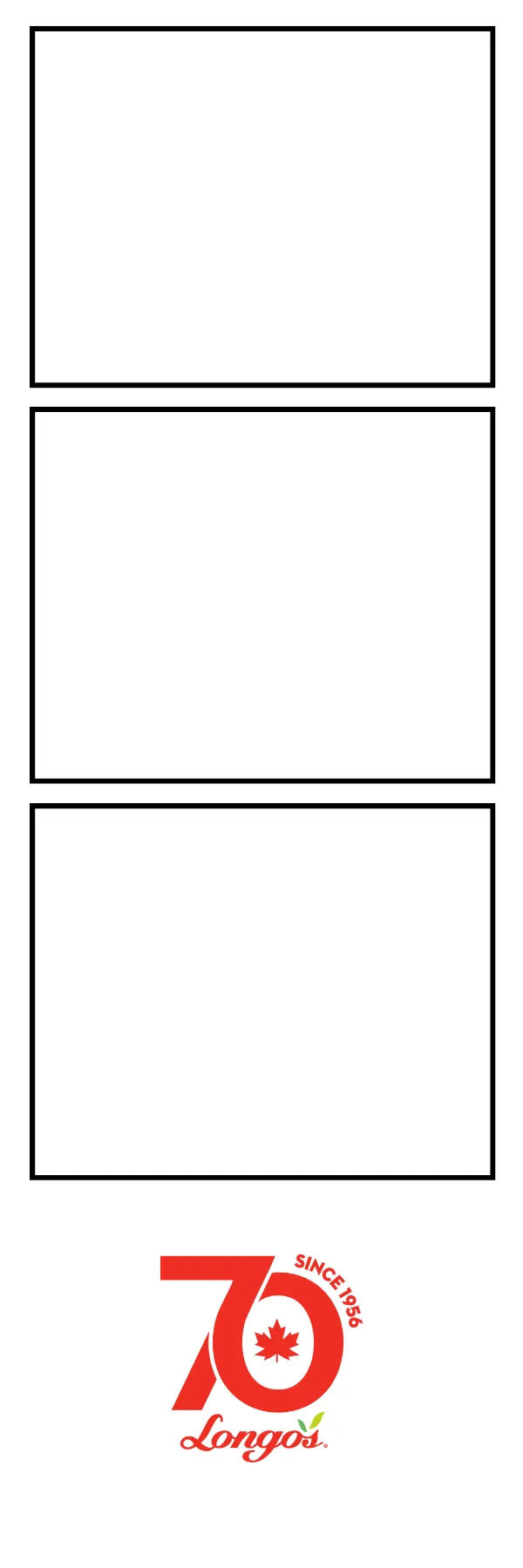 Photo booth print template 207 — custom 2x6 photo strip design