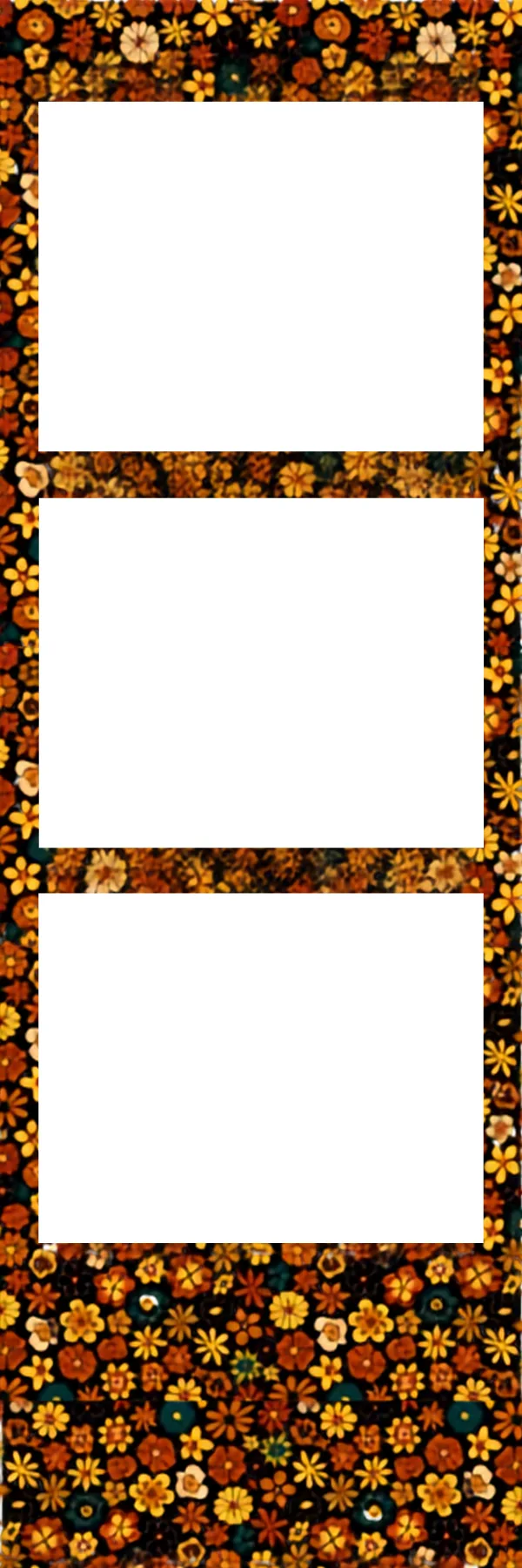 Photo booth print template 284 — custom 2x6 photo strip design