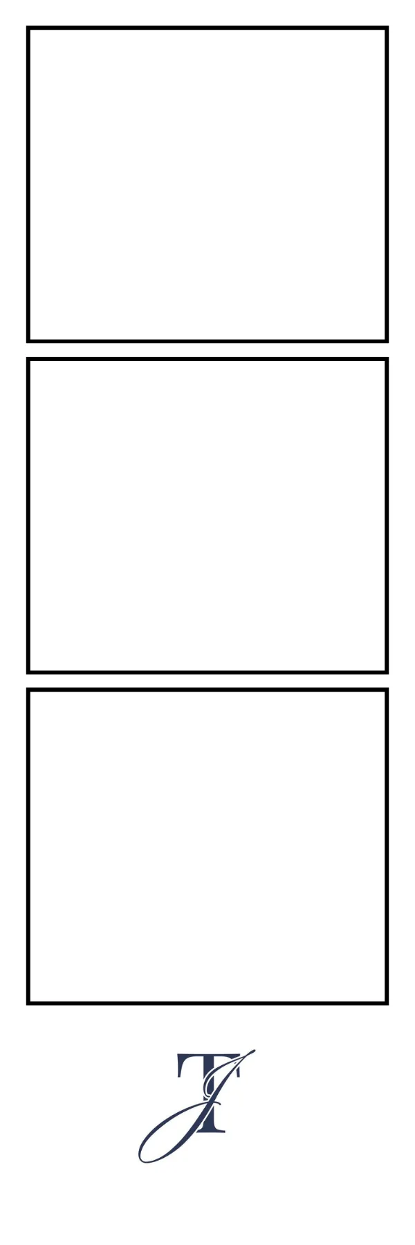 Photo booth print template 298 — custom 2x6 photo strip design
